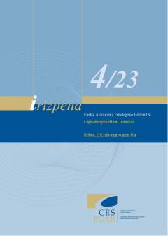 4/23 Irizpena,  martxoaren 30ekoa, Euskal Autonomia Erkidegoko Hezkuntzari buruzko Lege-aurreproiektuari  ingurukoa